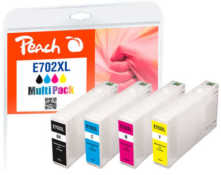 Peach  Spar Pack Tintenpatronen kompatibel zu Epson WorkForce Pro WP-4535 DWF