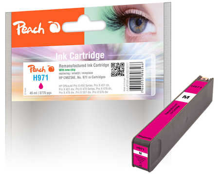 Peach  Tintenpatrone magenta kompatibel zu HP OfficeJet Pro X 576 dw