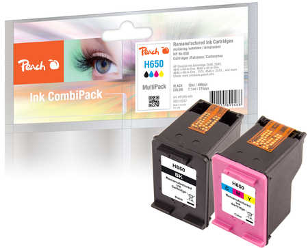 Peach  Spar Pack Druckköpfe kompatibel zu HP DeskJet 1515