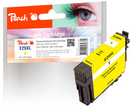 Peach  Tintenpatrone gelb kompatibel zu Epson Expression Home XP-432