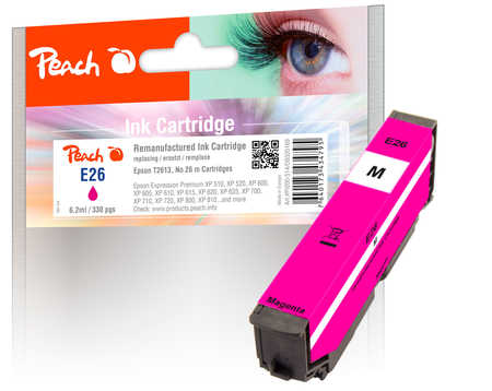 Peach  Tintenpatrone magenta kompatibel zu Epson Expression Premium XP-600 Series