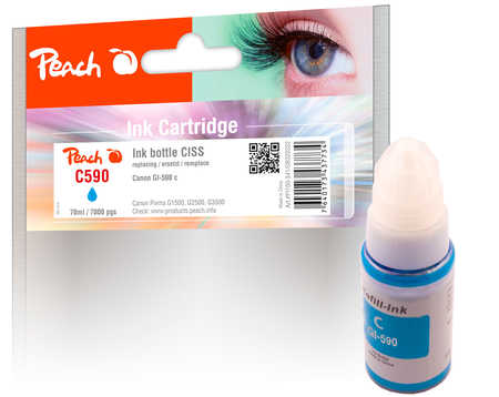 Peach  Tintenbehälter cyan kompatibel zu Canon Pixma G 1515