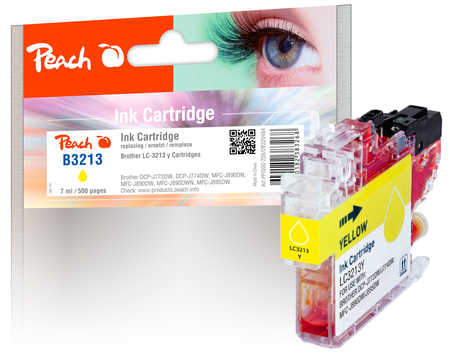 Peach  Tintenpatrone gelb kompatibel zu Brother DCPJ 774 DW