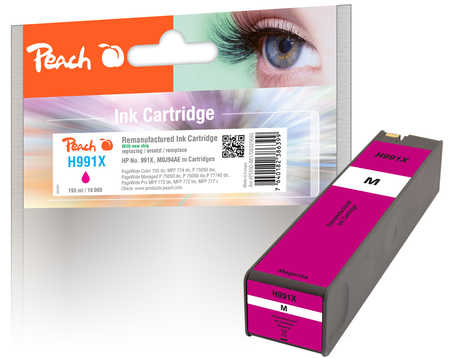 Peach  Tintenpatrone magenta extra HC kompatibel zu HP PageWide Pro P 750 d