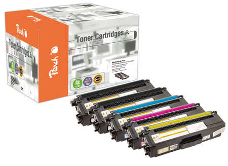 Peach  Spar Pack Plus Tonermodule kompatibel zu Brother MFC-9970 CDW