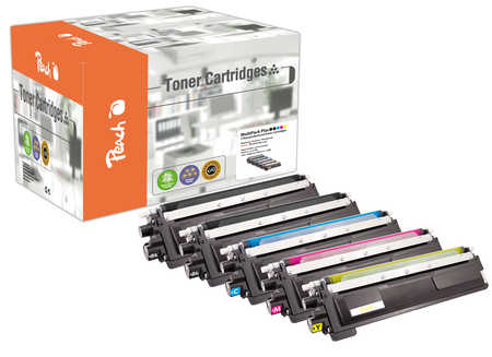 Peach  Spar Pack Plus Tonermodule kompatibel zu Brother MFC-9120 CN