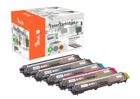 Peach  Spar Pack Plus Tonermodule kompatibel zu Brother HL-3150 CDN