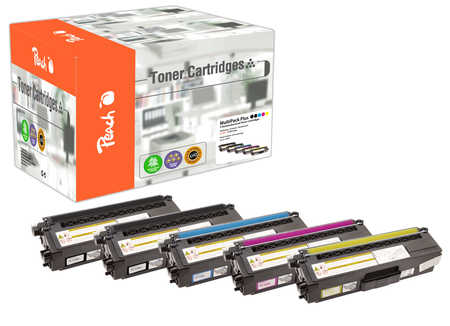 Peach  Spar Pack Plus Tonermodule kompatibel zu Brother MFC-9970 CDW