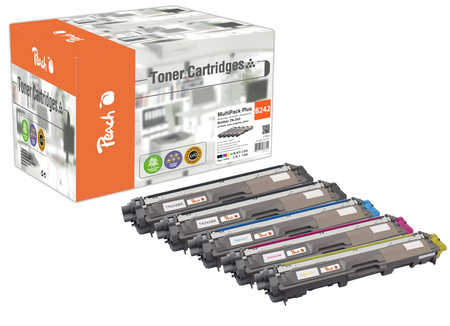 Peach  Spar Pack Plus Tonermodule kompatibel zu Brother MFC-9332 CDW
