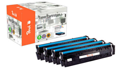 Peach  Spar Pack Tonermodule kompatibel zu HP Color LaserJet Pro MFP M 281 fdw