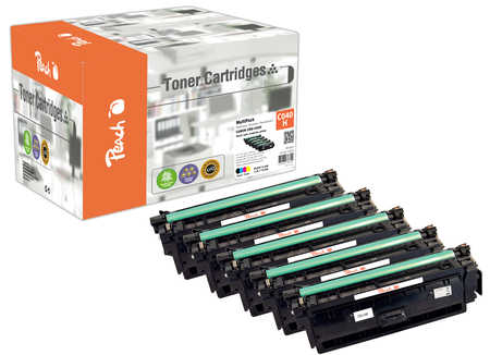 Original Peach Spar Pack Tonermodule kompatibel zu Canon iSENSYS LBP-712 Cx