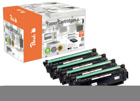 Original Peach Spar Pack Plus Tonermodule kompatibel zu Canon iSENSYS LBP-712 Cx