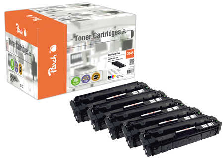Peach  Spar Pack Plus Tonermodule kompatibel zu Canon iSENSYS MF 633 Cdw