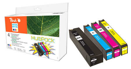 Peach  Spar Pack Tintenpatronen kompatibel zu HP OfficeJet Pro X 576 dw
