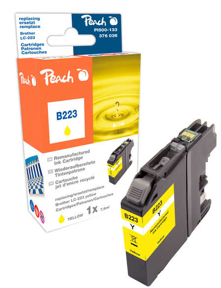 Peach  Tintenpatrone gelb kompatibel zu Brother MFCJ 5600 Series