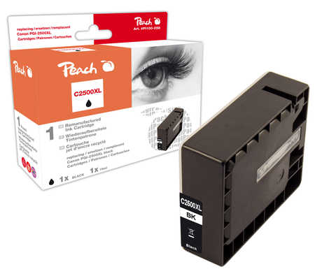 Peach  XL-Tintenpatrone schwarz kompatibel zu Canon Maxify MB 5400 Series