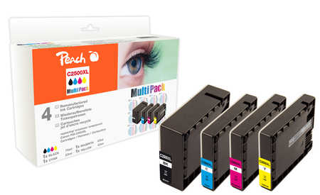 Peach  Spar Pack Tintenpatronen, kompatibel zu Canon Maxify MB 5400 Series