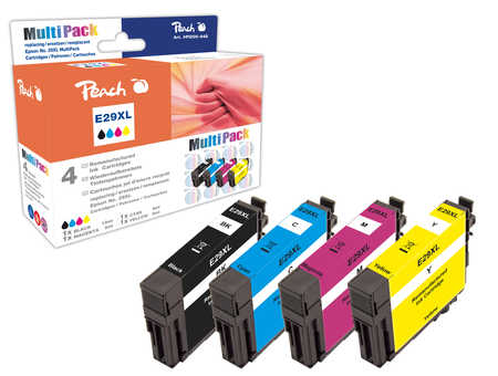 Peach  Spar Pack Tintenpatronen kompatibel zu Epson Expression Home XP-432