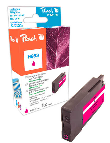 Peach  Tintenpatrone magenta kompatibel zu HP OfficeJet Pro 8718