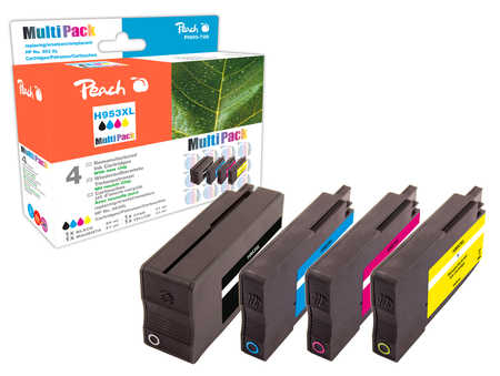 Peach  Spar Pack Tintenpatronen kompatibel zu HP OfficeJet Pro 8715