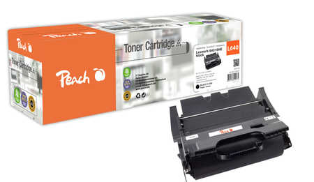 Peach  Tonermodul schwarz kompatibel zu Lexmark T 640 N