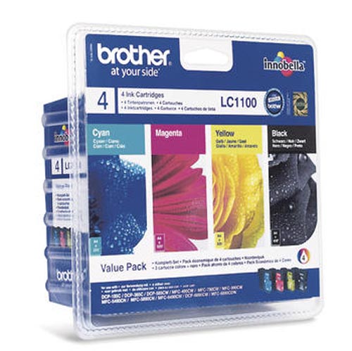 Original  Valuepack Tinte schwarz, color, Brother MFC-490 CN