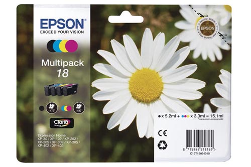 Original  Multipack Tinte BKCMY Epson Expression Home XP-320 Series