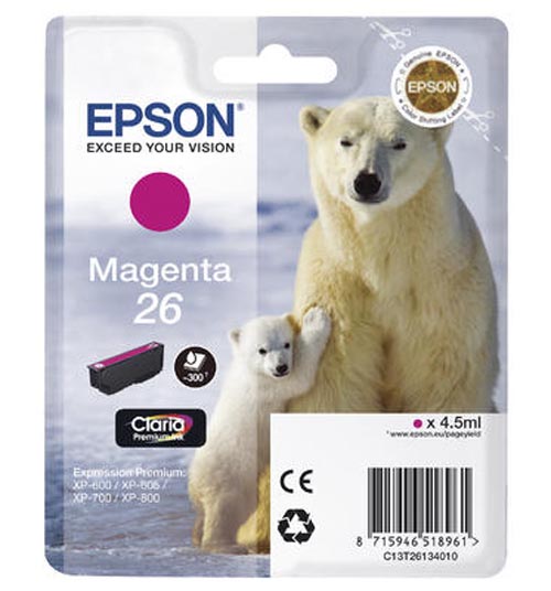 Original  Tintenpatrone magenta Epson Expression Premium XP-600 Series