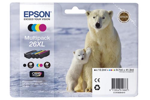 Original  Multipack Tinte XL PBKCMY Epson Expression Premium XP-600 Series