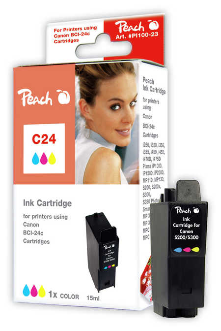Peach  Tintenpatrone color kompatibel zu Canon Smartbase MP 360