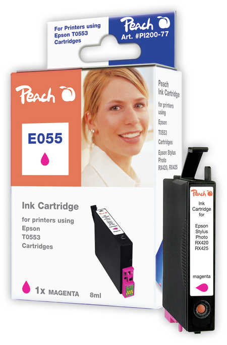 Peach  Tintenpatrone magenta kompatibel zu Epson Stylus Photo RX 420