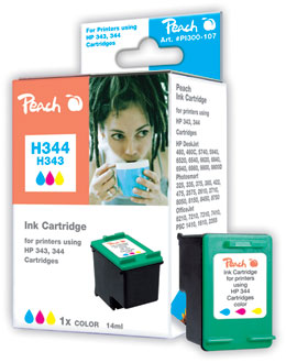 Peach  Druckkopf color kompatibel zu HP PhotoSmart 2608