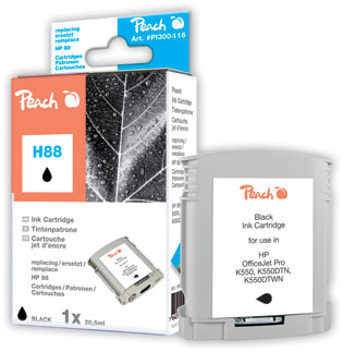 Peach  Tintenpatrone schwarz kompatibel zu HP OfficeJet Pro L 7680
