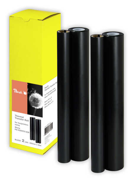 Peach 2  Thermal Transfer Rollen kompatibel zu Sharp NXP 550