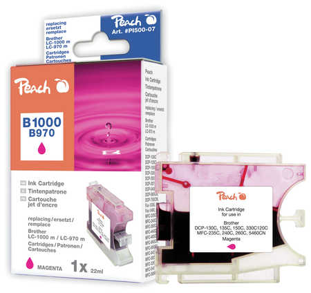 Peach  XL-Tintenpatrone magenta kompatibel zu Brother Intellifax 2480 C