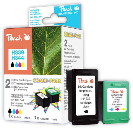 Peach  Spar Pack Druckköpfe kompatibel zu HP DeskJet 6620