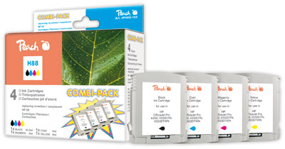 Peach  Spar Pack Tintenpatronen kompatibel zu HP OfficeJet Pro L 7680