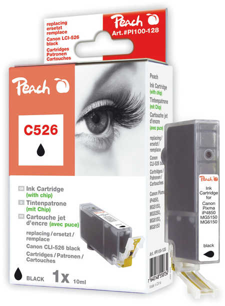 Peach  XL-Tintenpatrone foto schwarz kompatibel zu Canon Pixma MG 5250