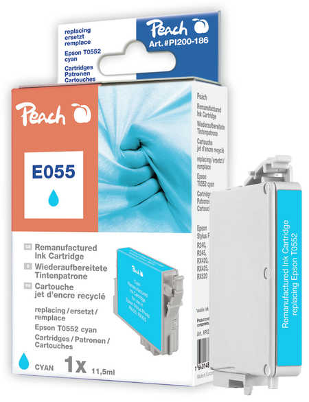 Peach  Tintenpatrone cyan kompatibel zu Epson Stylus Photo RX 420