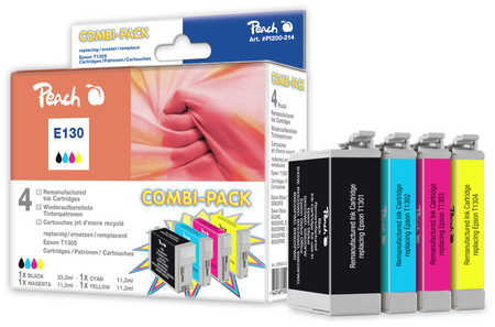 Peach  Spar Pack Tintenpatronen kompatibel zu Epson Stylus SX 620 FW