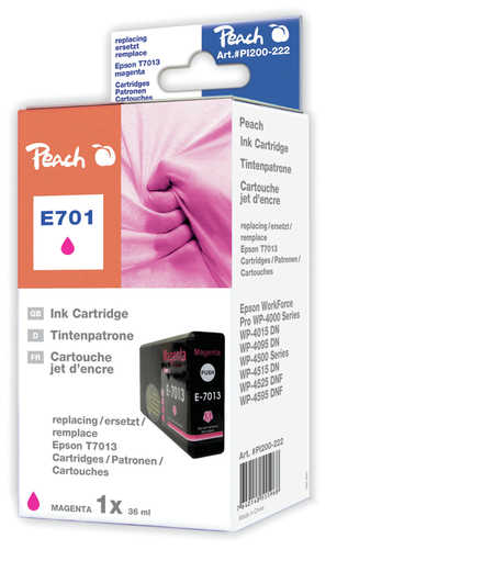 Peach  XL-Tintenpatrone magenta kompatibel zu Epson WorkForce Pro WP-4515 DN