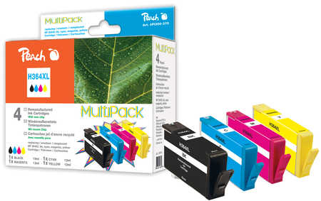 Peach  Spar Pack Tintenpatronen kompatibel zu HP PhotoSmart Plus B 200 Series