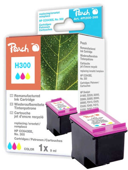 Peach  Druckkopf color kompatibel zu HP Envy 110 e-All-in-One