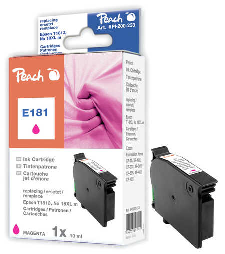 Peach  Tintenpatrone magenta kompatibel zu Epson Expression Home XP-320 Series