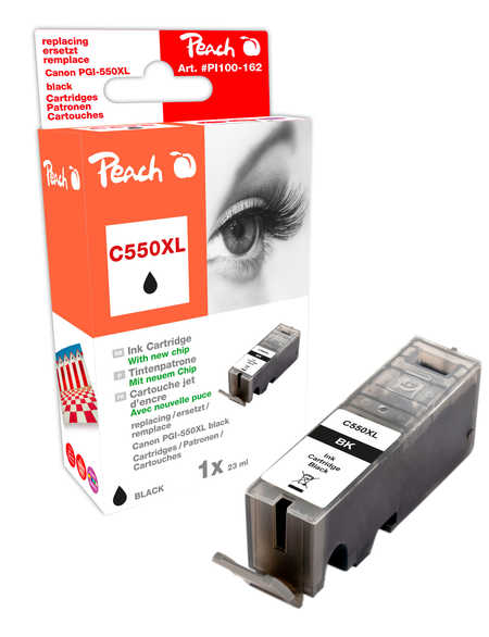 Peach  XL-Tintenpatrone schwarz kompatibel zu Canon Pixma MG 5500 Series