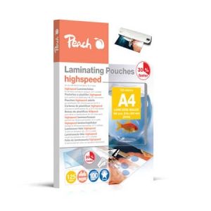 Peach  Laminierfolie A4 | 125 mic | 100 St. | HighSpeed | geeignet für alle A3 Laminiergeräte | PP525-22 